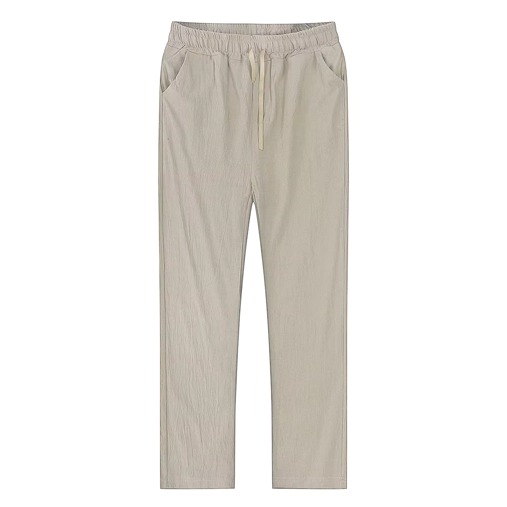 Linen-Cotton Regular Fit Pants