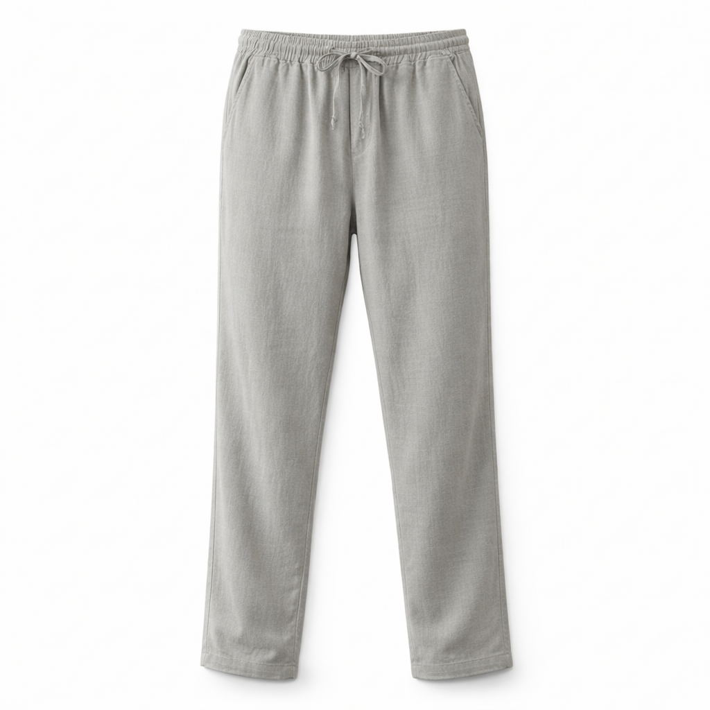 Linen-Cotton Relaxed Fit Pants