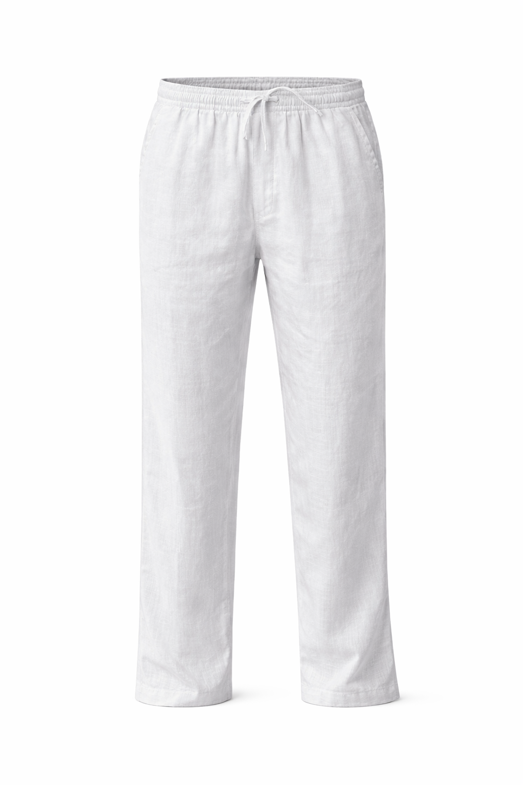 Linen-Cotton Relaxed Fit Pants