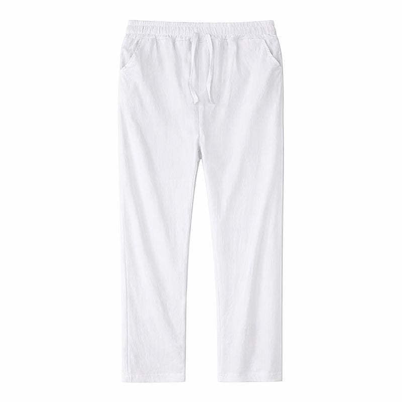 Linen-Cotton Regular Fit Pants